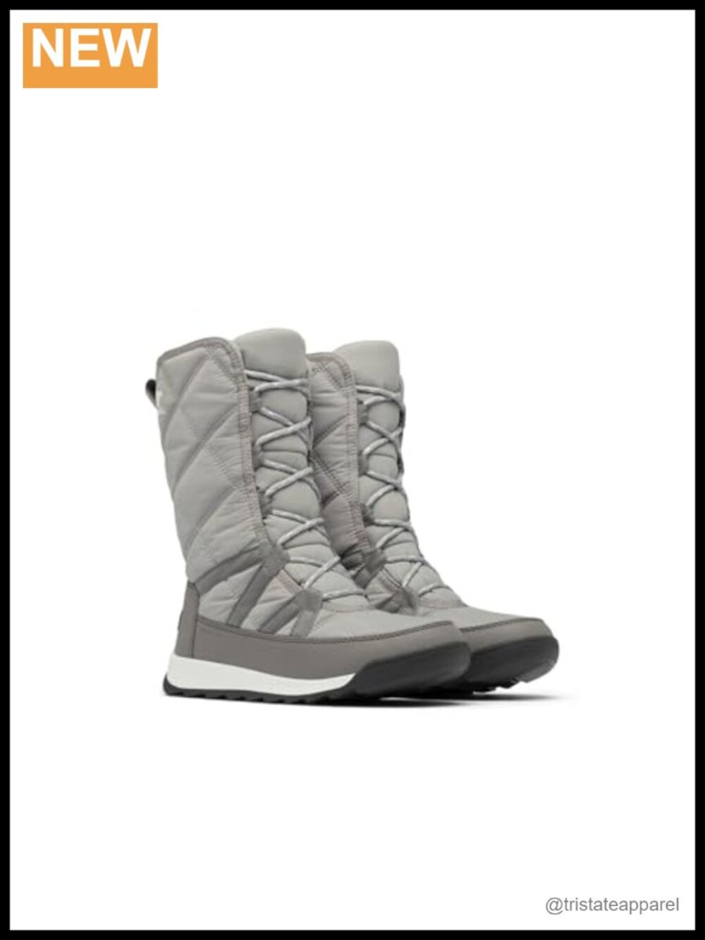 Waterproof Lace Up Snow Boots for Women Faux Fur Microfleece Calf High Winter